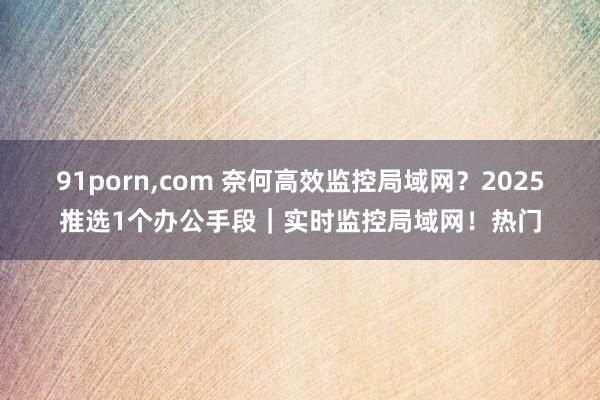 91porn，com 奈何高效监控局域网？2025推选1个办公手段｜实时监控局域网！热门