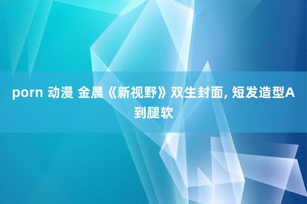 porn 动漫 金晨《新视野》双生封面， 短发造型A到腿软